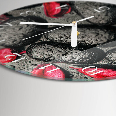 Horloge ronde Pierres