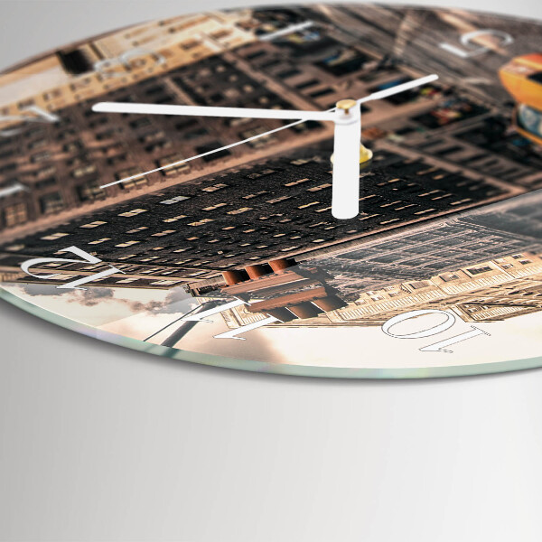 Horloge ronde Taxi