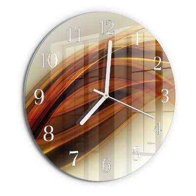Horloge ronde Abstraction