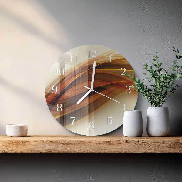 Horloge ronde Abstraction