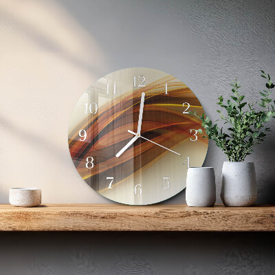 Horloge ronde Abstraction