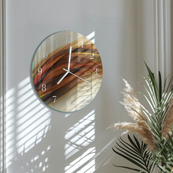 Horloge ronde Abstraction