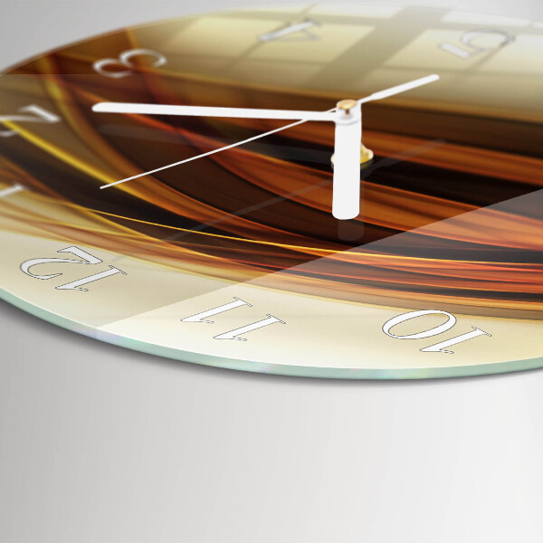 Horloge ronde Abstraction