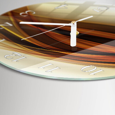 Horloge ronde Abstraction