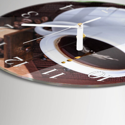 Horloge ronde Café