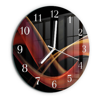 Horloge ronde Abstraction