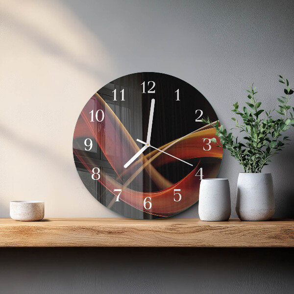 Horloge ronde Abstraction