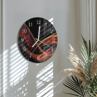 Horloge ronde Abstraction