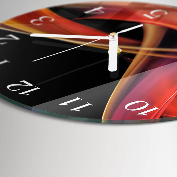 Horloge ronde Abstraction