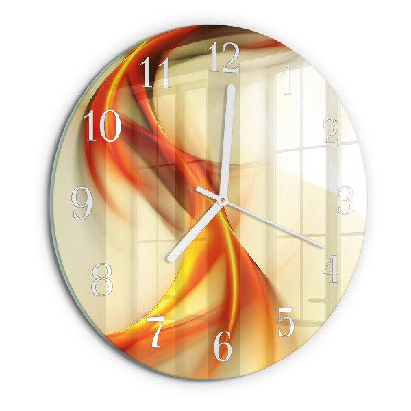 Horloge ronde Abstraction