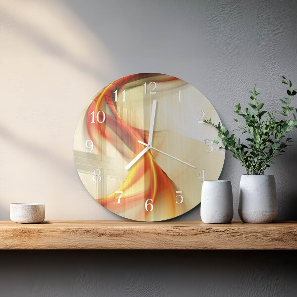 Horloge ronde Abstraction
