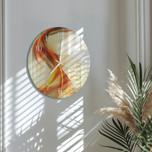 Horloge ronde Abstraction