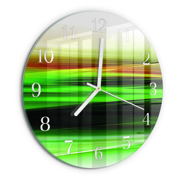 Horloge ronde Abstraction