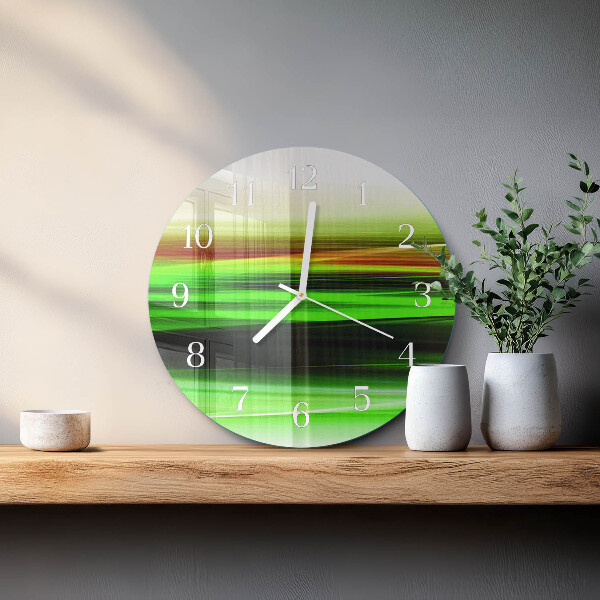 Horloge ronde Abstraction