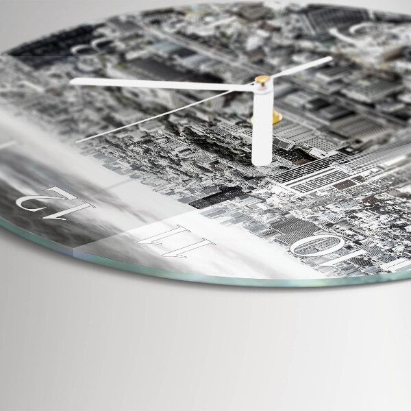 Horloge ronde Ville