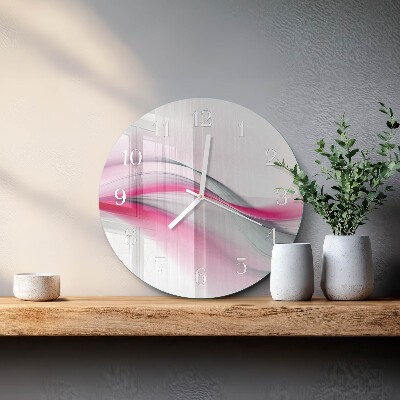 Horloge ronde Abstraction