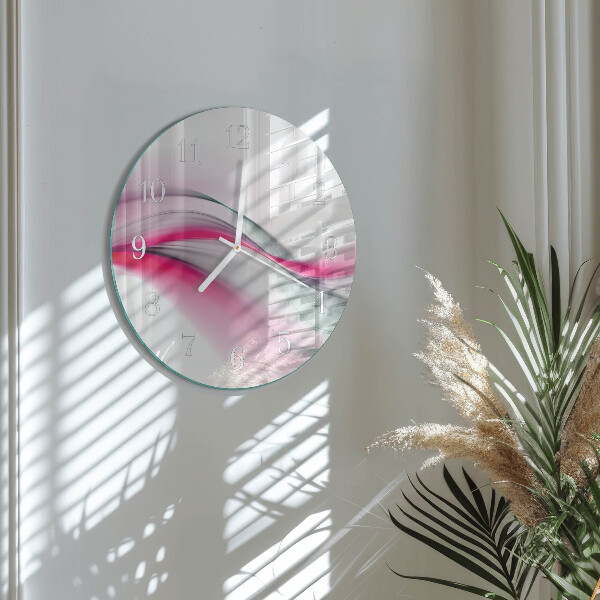 Horloge ronde Abstraction