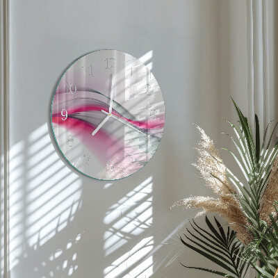Horloge ronde Abstraction