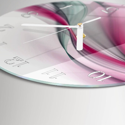 Horloge ronde Abstraction