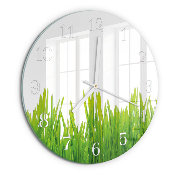 Horloge ronde Herbe
