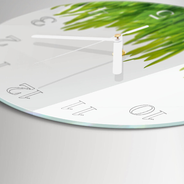 Horloge ronde Herbe