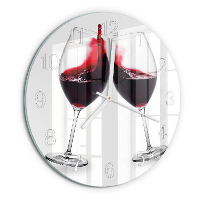 Horloge ronde Vin