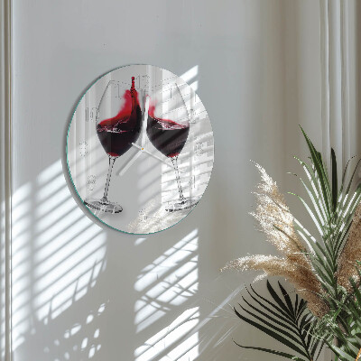 Horloge ronde Vin