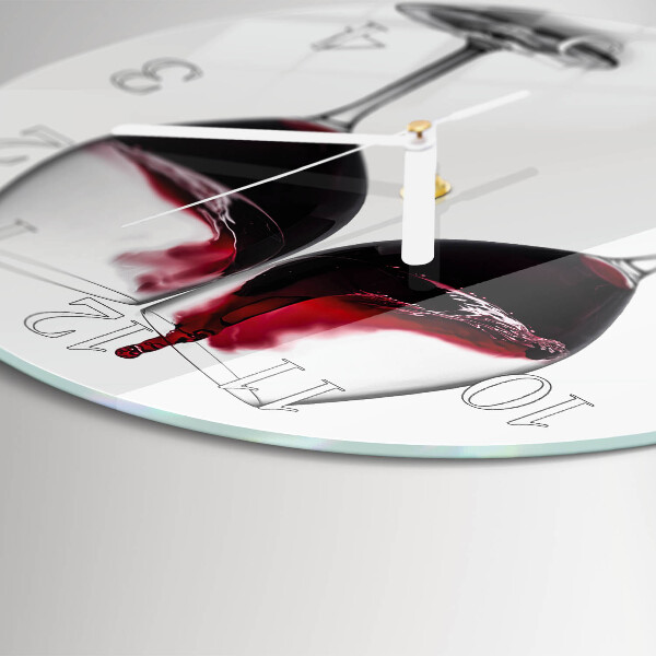 Horloge ronde Vin