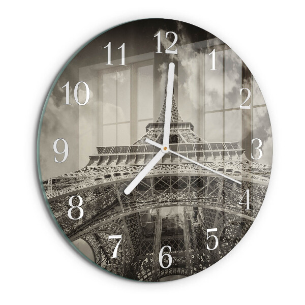 Horloge ronde Tour Eiffel