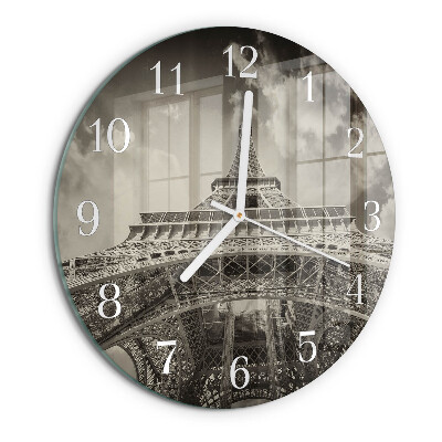 Horloge ronde Tour Eiffel