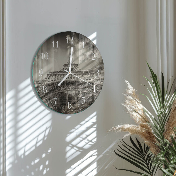 Horloge ronde Tour Eiffel