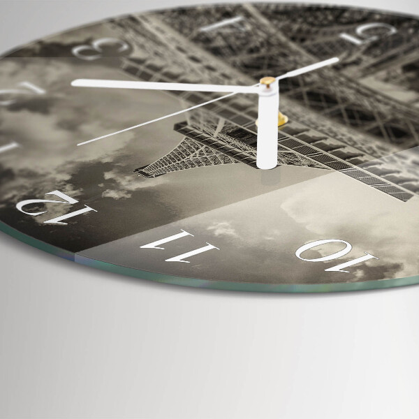 Horloge ronde Tour Eiffel