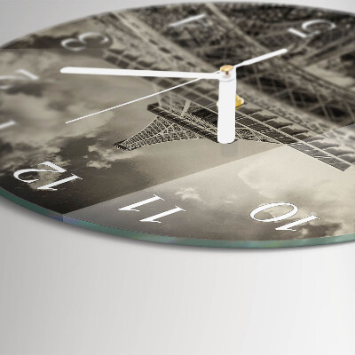 Horloge ronde Tour Eiffel