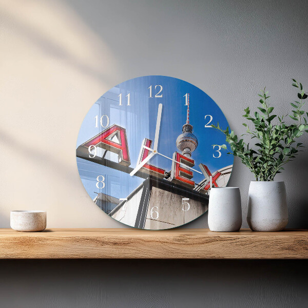 Horloge ronde Place Alexandre