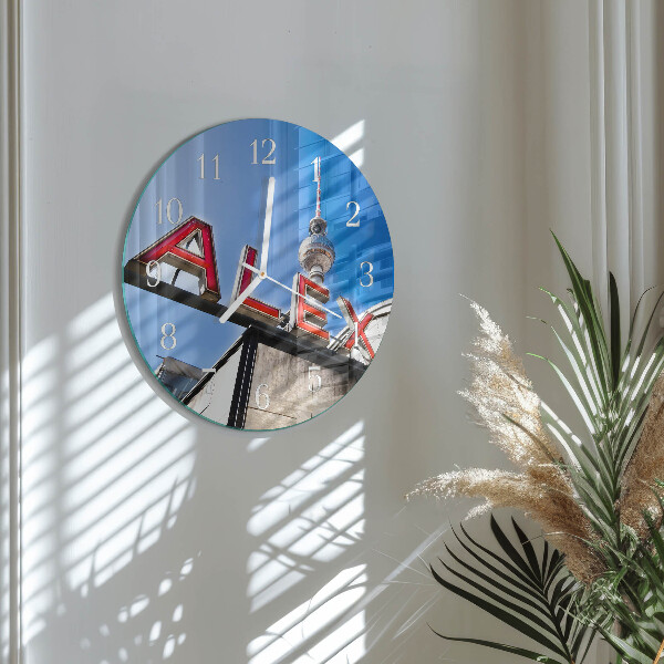 Horloge ronde Place Alexandre