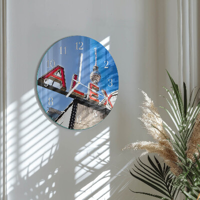 Horloge ronde Place Alexandre