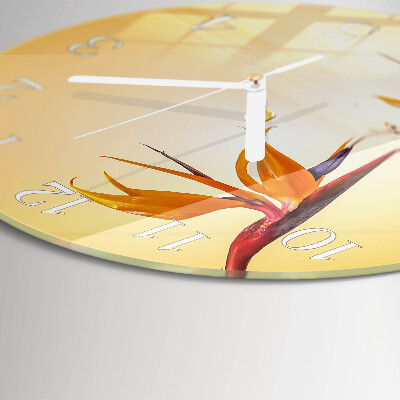 Horloge ronde Fleur