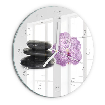 Horloge ronde Pierres
