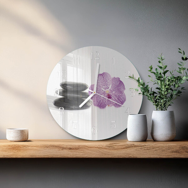 Horloge ronde Pierres