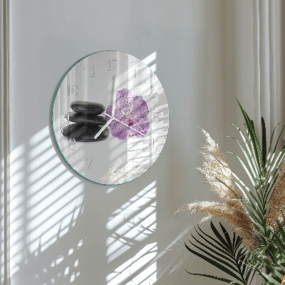 Horloge ronde Pierres