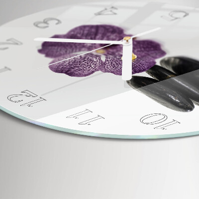 Horloge ronde Pierres