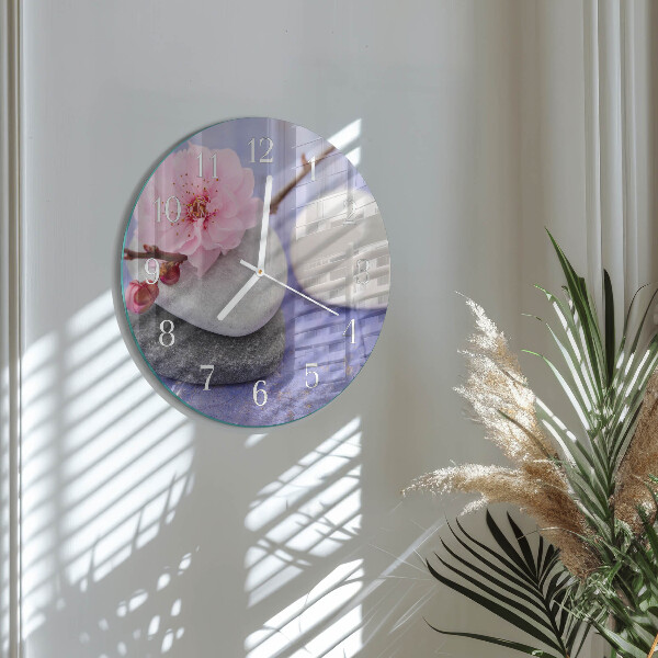 Horloge ronde Pierres