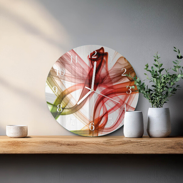 Horloge ronde Abstraction