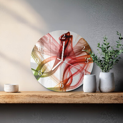 Horloge ronde Abstraction