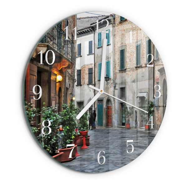Horloge ronde Rue