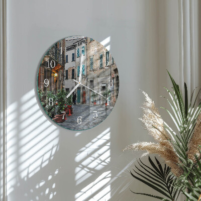 Horloge ronde Rue