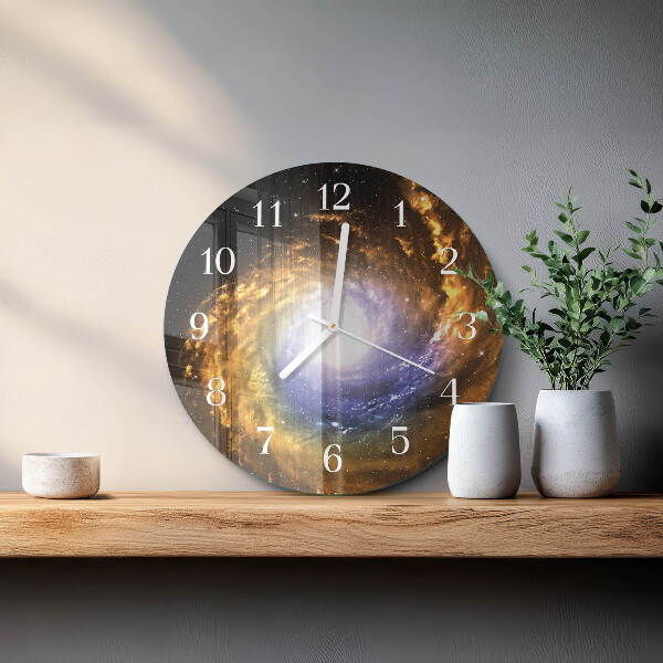 Horloge ronde Cosmos