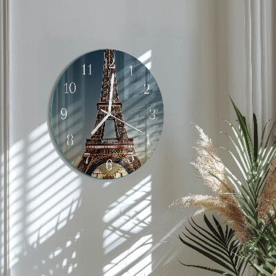 Horloge ronde Tour Eiffel
