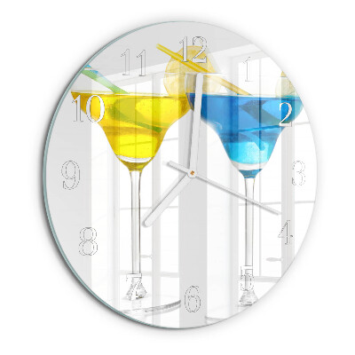 Horloge ronde Cocktail