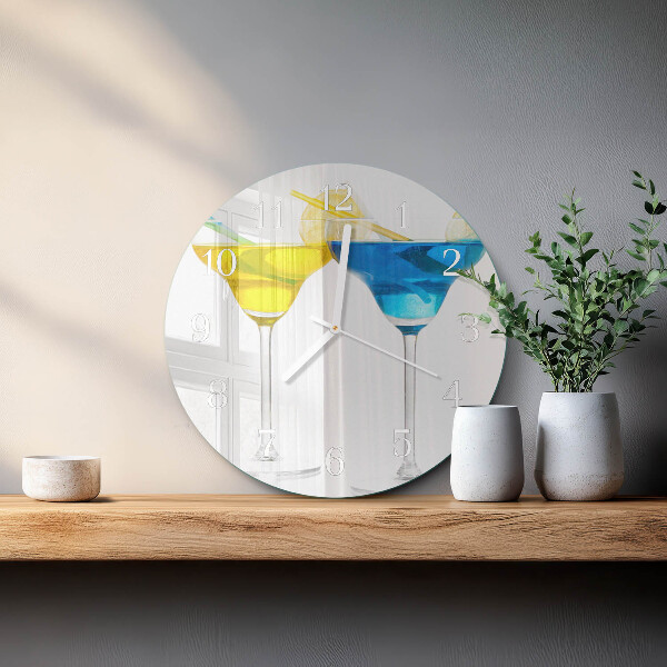 Horloge ronde Cocktail